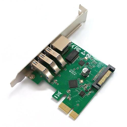 넥스트 NEXT-409LU3 기가랜+USB3.0 3포트 PCIe 확장카드
