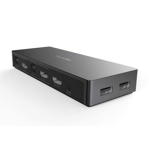 [NEXTU] 넥스트유 7602KVM-4K USB-C to DUAL 디스플레이 4K UHD KVM스위치