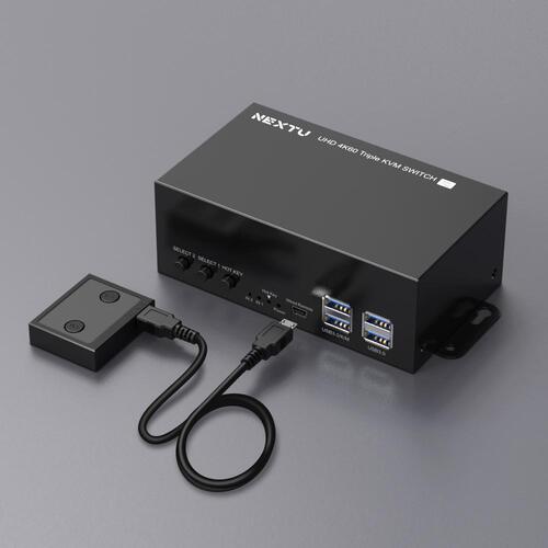 넥스트 크이파 4K HDMI TRIPLE KVM스위치