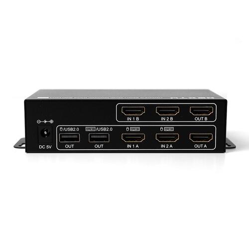 [NEXTU] 넥스트유 7402KVM-DUAL HDMI 2포트 듀얼모니터 KVM 스위치