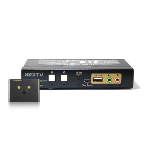 넥스트 NEXT-8202KVM-KP KVM스위치 UHD 4K 영상공유 유선리모컨